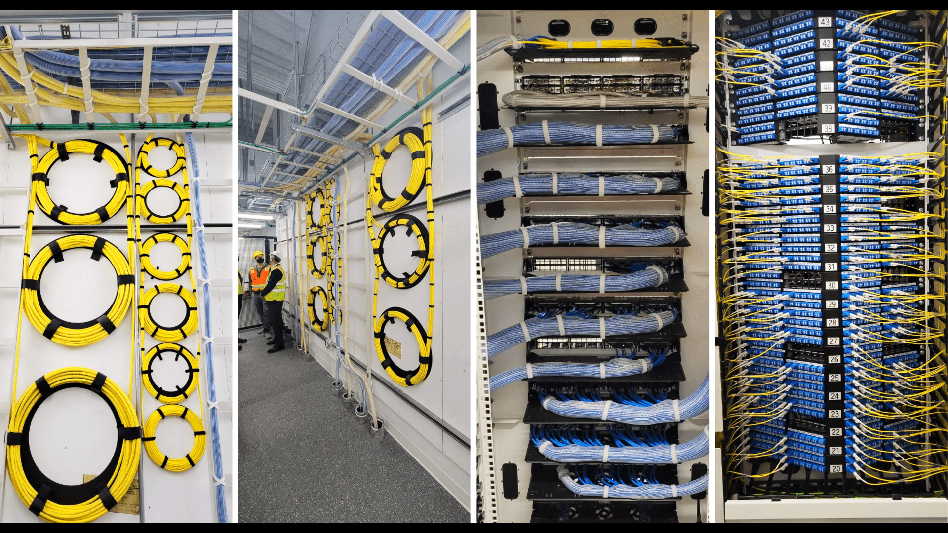 collage of data center examples